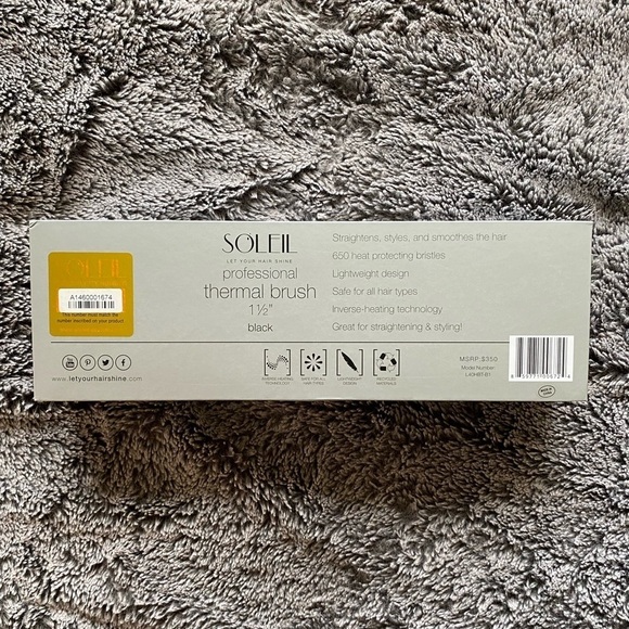 SOLEIL Professional Thermal Brush 1 1/2 INCH - Picture 5 of 5